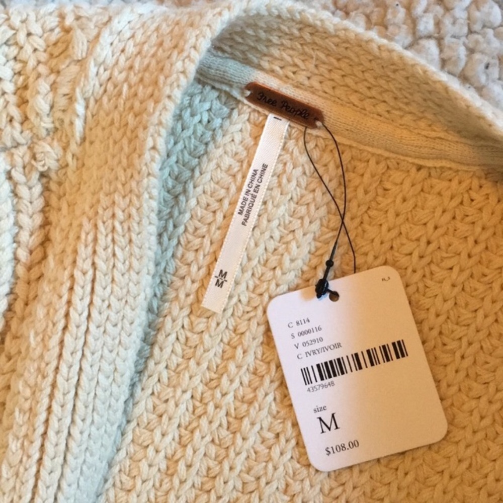 nwt // free people nightingale cardigan - Picture 6 of 8